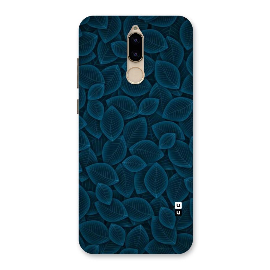 Blue Thin Leaves Back Case for Honor 9i