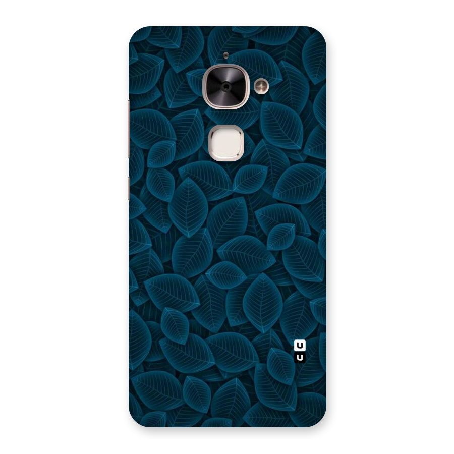 Blue Thin Leaves Back Case for Le 2