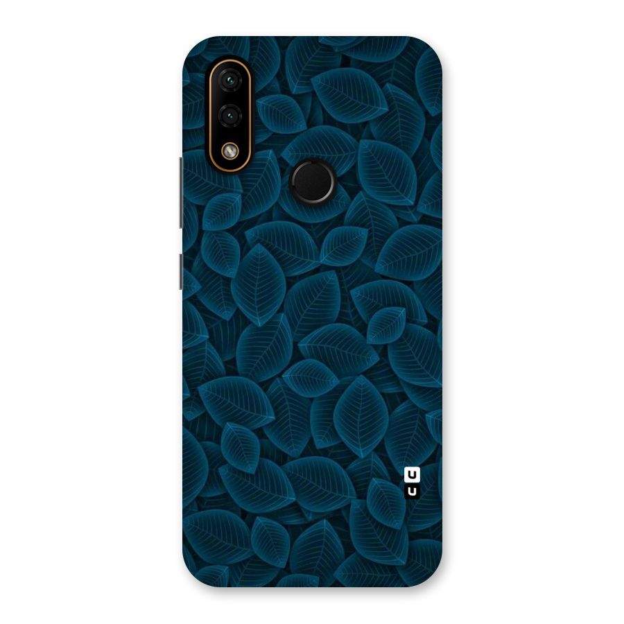Blue Thin Leaves Back Case for Lenovo A6 Note