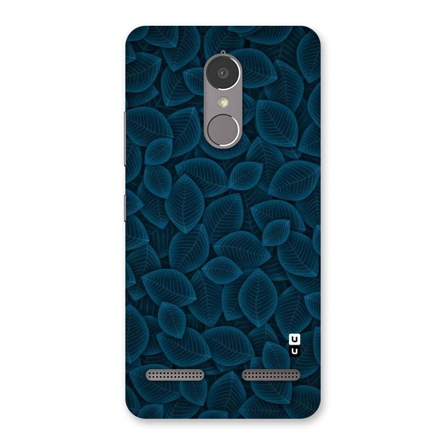 Blue Thin Leaves Back Case for Lenovo K6 Power