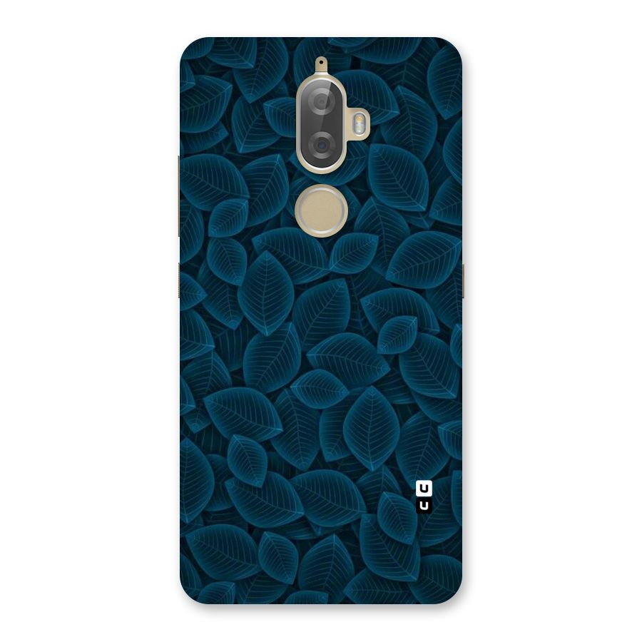 Blue Thin Leaves Back Case for Lenovo K8 Plus