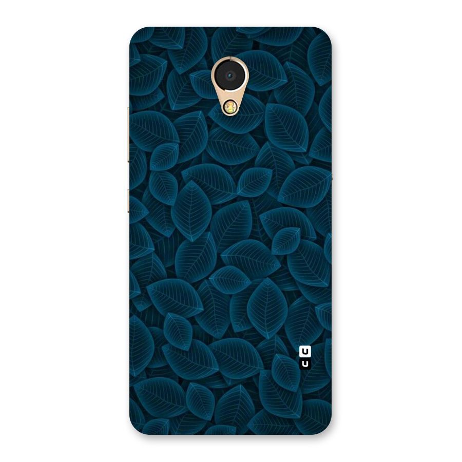Blue Thin Leaves Back Case for Lenovo P2