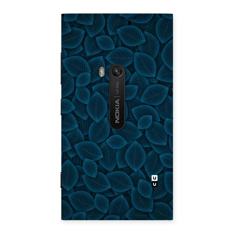 Blue Thin Leaves Back Case for Lumia 920