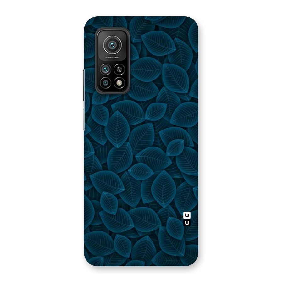 Blue Thin Leaves Back Case for Mi 10T Pro 5G