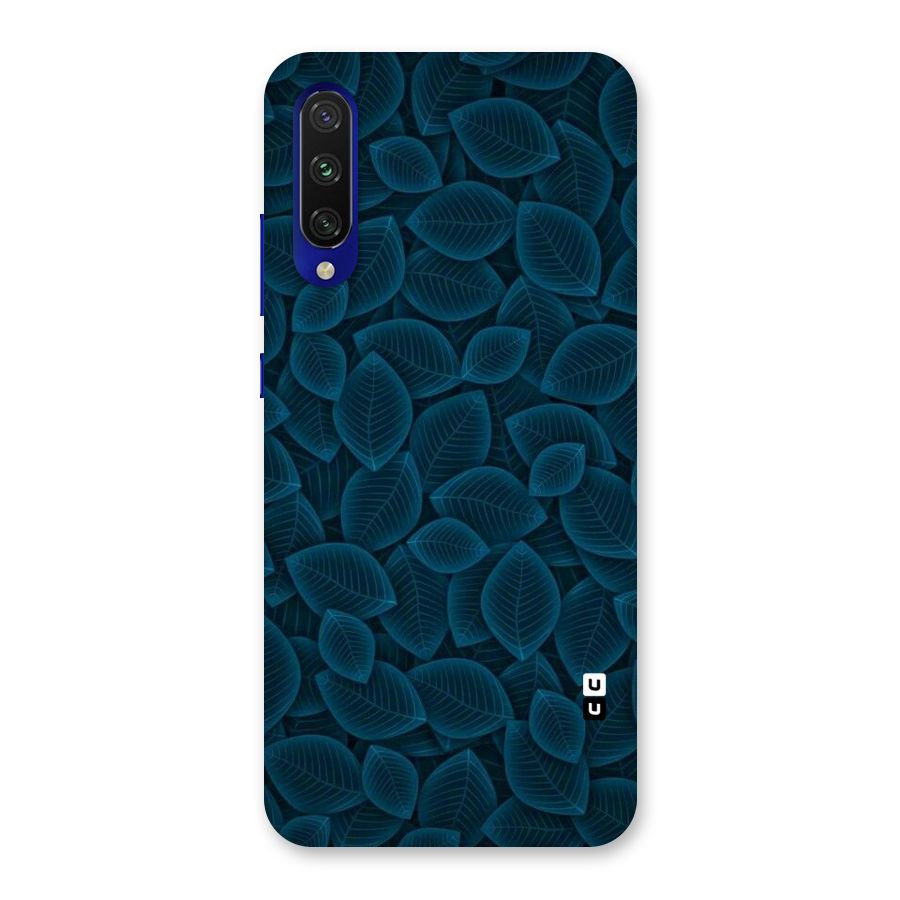 Blue Thin Leaves Back Case for Mi A3
