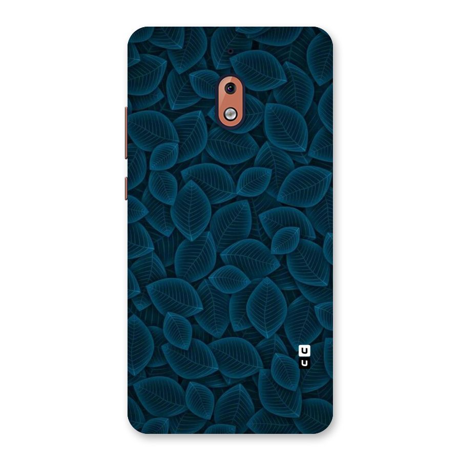 Blue Thin Leaves Back Case for Nokia 2.1