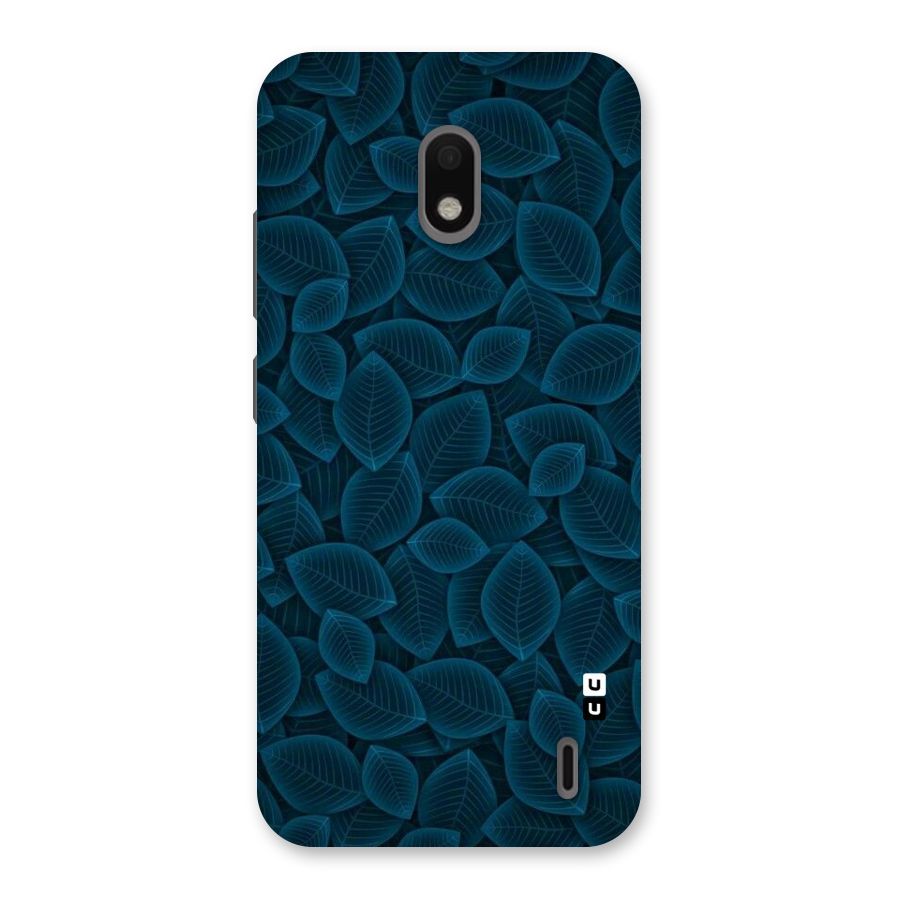 Blue Thin Leaves Back Case for Nokia 2.2