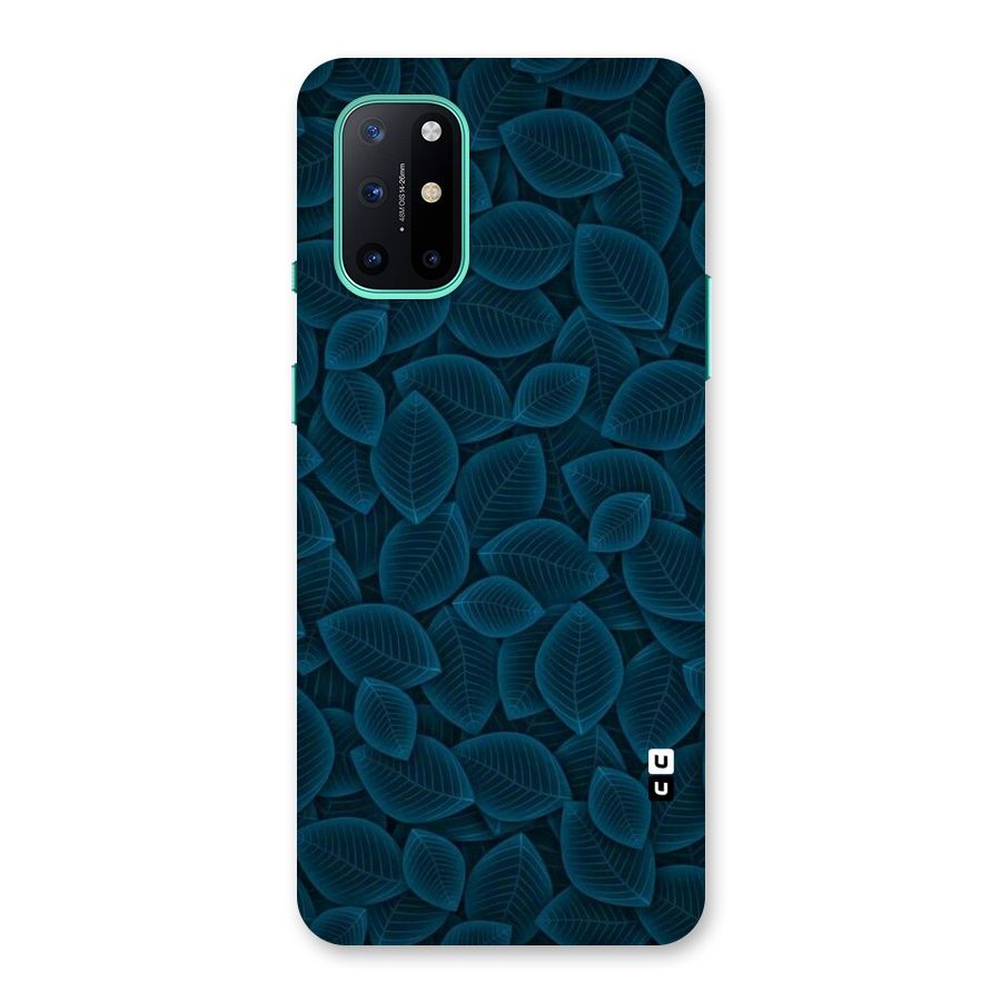 Blue Thin Leaves Back Case for OnePlus 8T