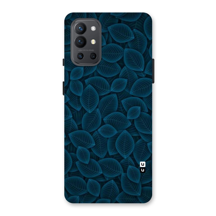 Blue Thin Leaves Back Case for OnePlus 9R