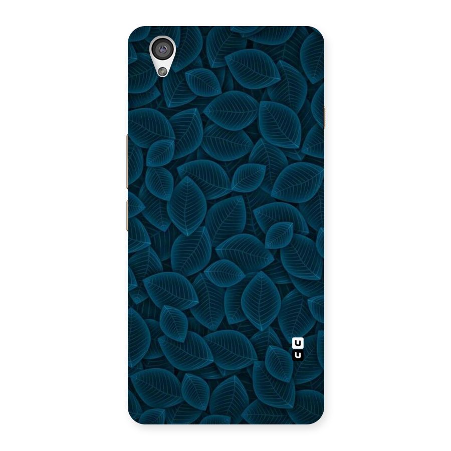 Blue Thin Leaves Back Case for OnePlus X