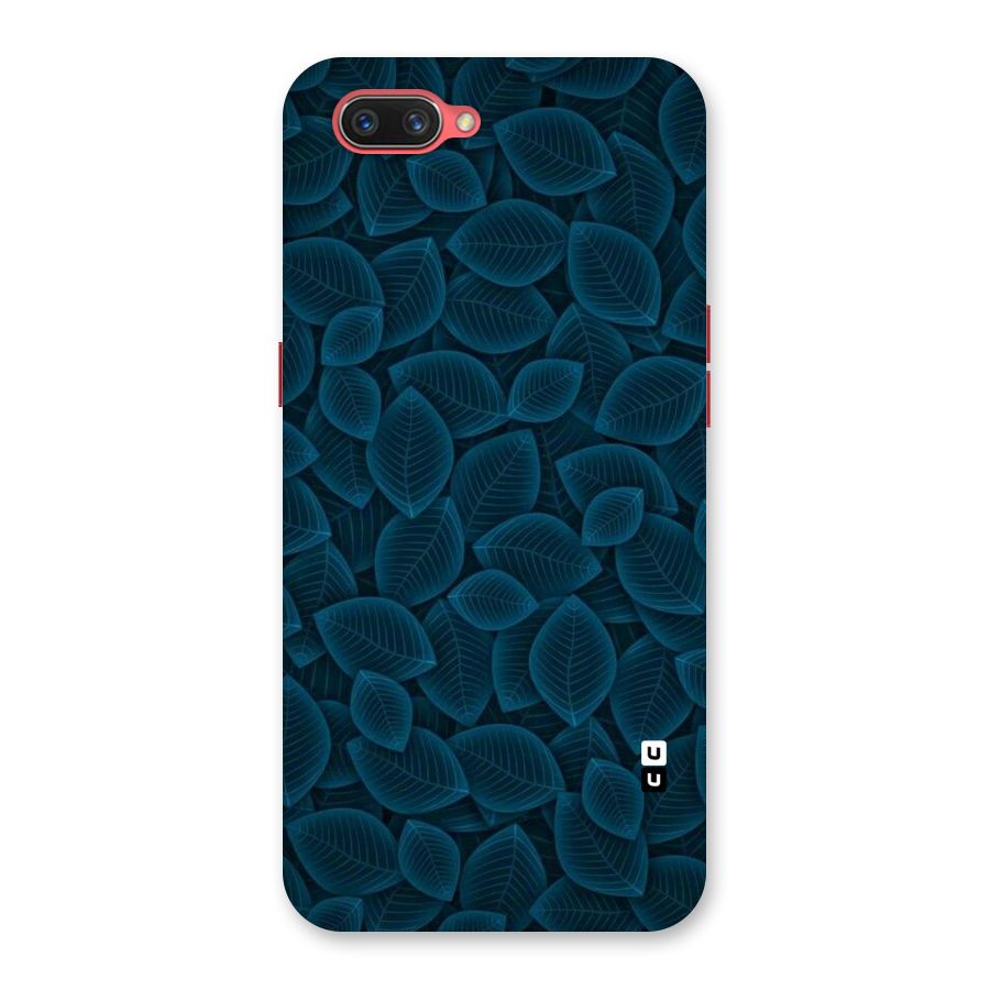 Blue Thin Leaves Back Case for Oppo A3s