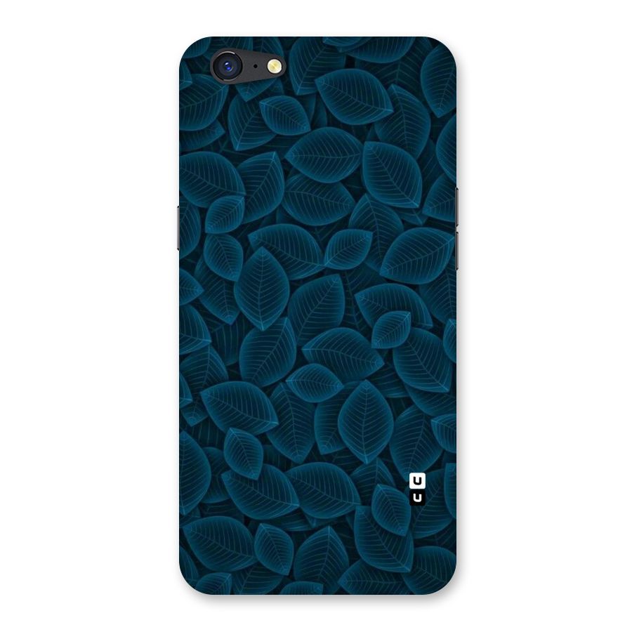 Blue Thin Leaves Back Case for Oppo A71