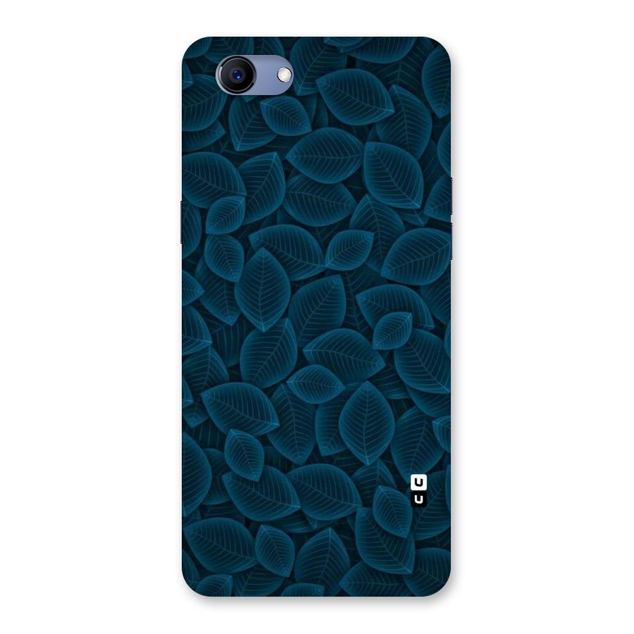 Blue Thin Leaves Back Case for Oppo Realme 1