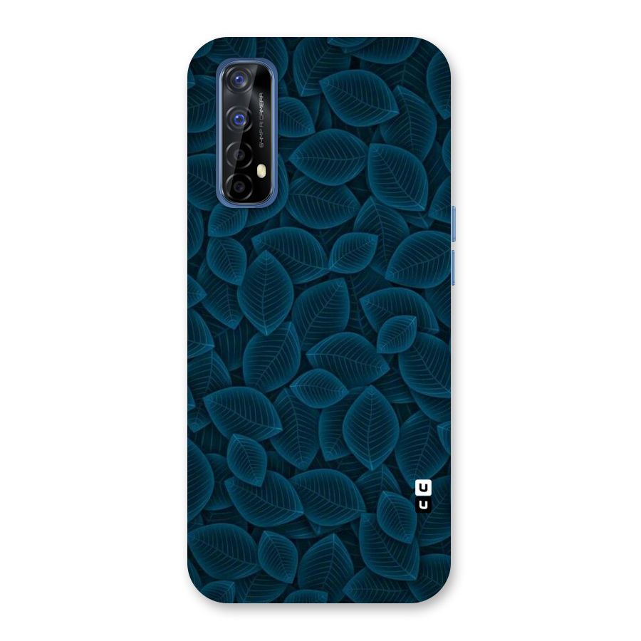 Blue Thin Leaves Back Case for Realme 7