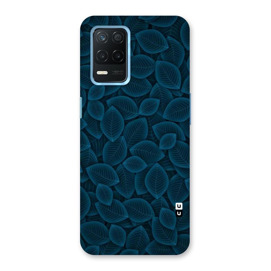 Blue Thin Leaves Back Case for Realme 8 5G