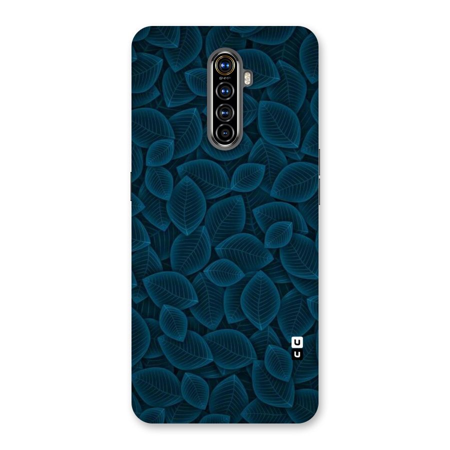 Blue Thin Leaves Back Case for Realme X2 Pro