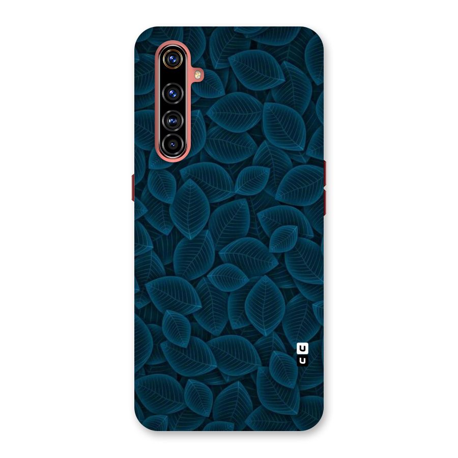Blue Thin Leaves Back Case for Realme X50 Pro