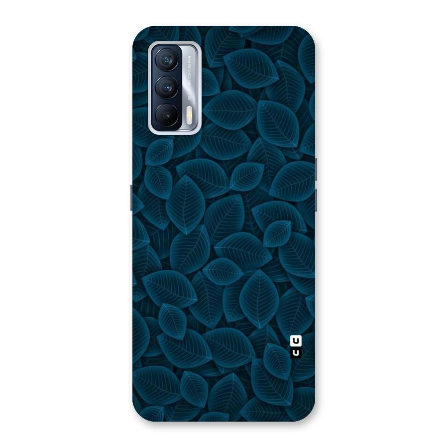 Blue Thin Leaves Back Case for Realme X7