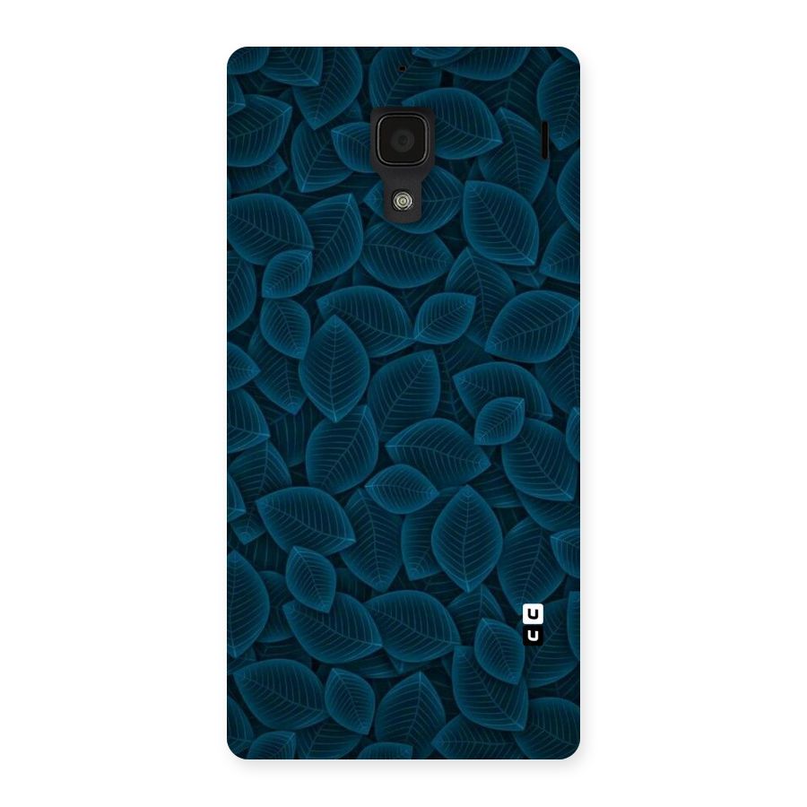 Blue Thin Leaves Back Case for Redmi 1S
