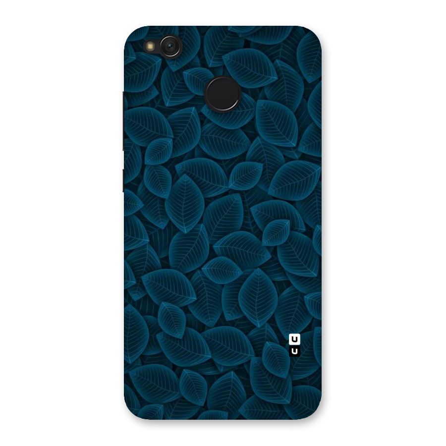 Blue Thin Leaves Back Case for Redmi 4