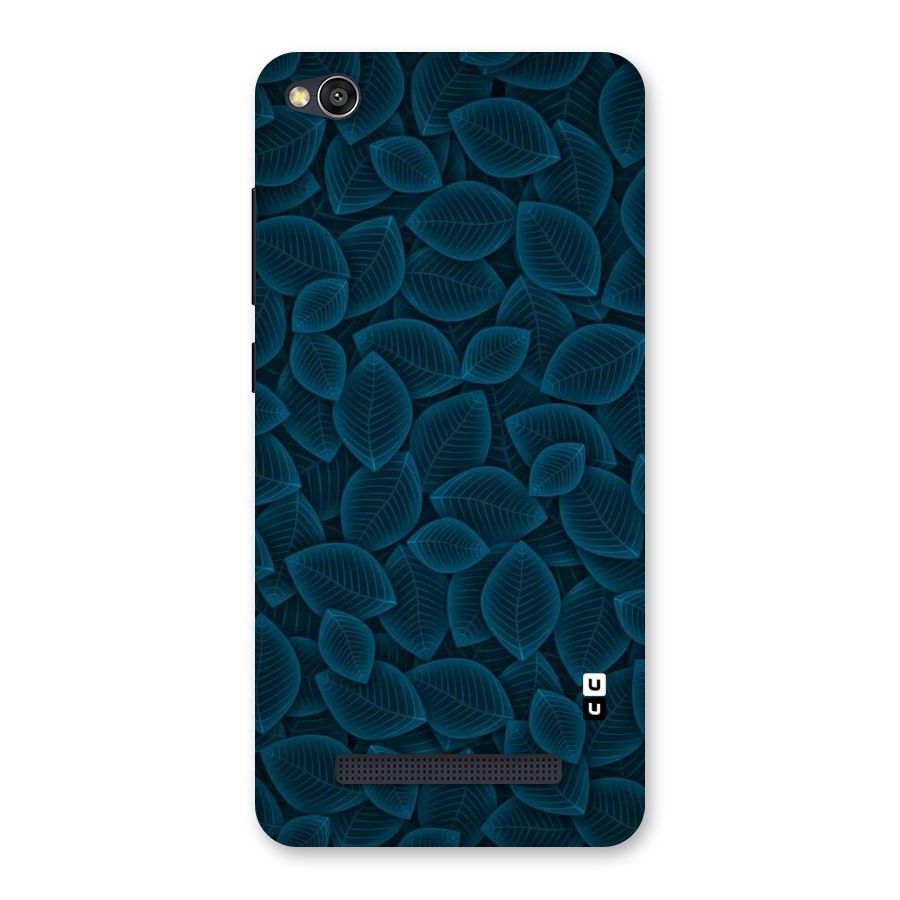 Blue Thin Leaves Back Case for Redmi 4A