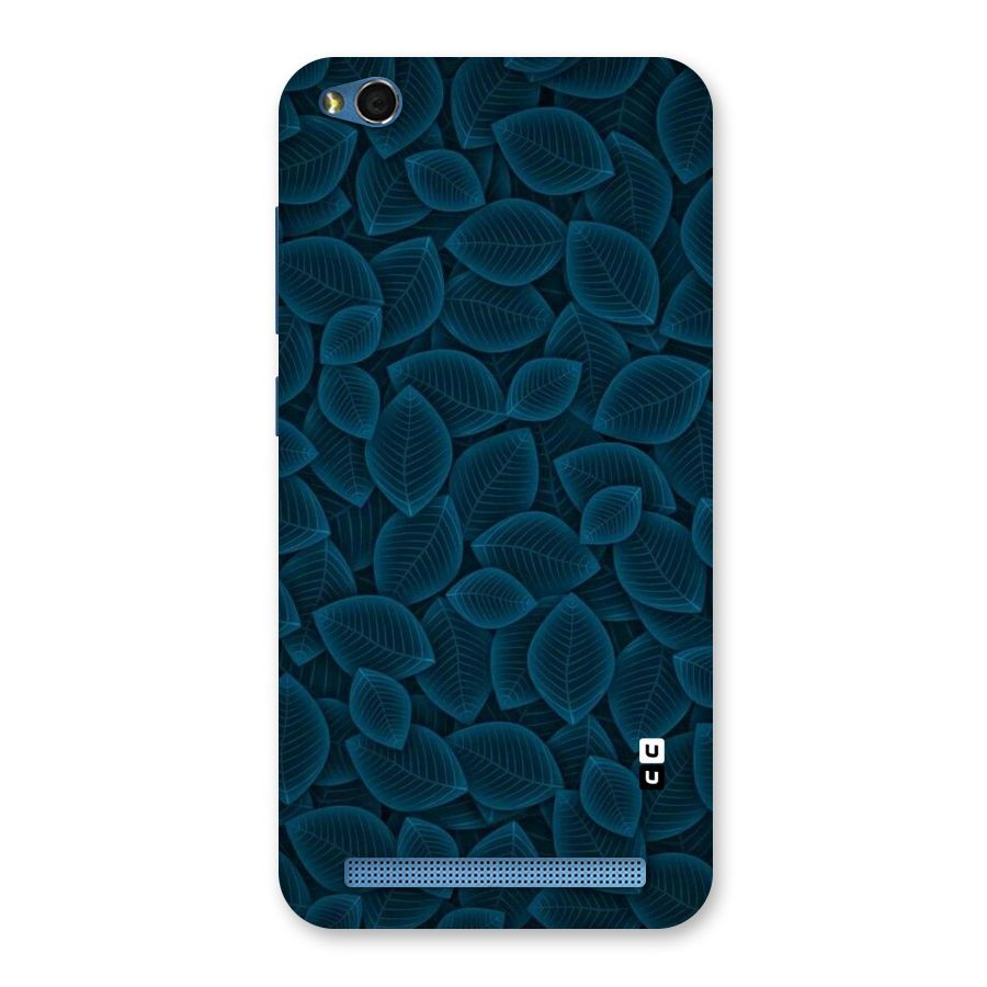 Blue Thin Leaves Back Case for Redmi 5A