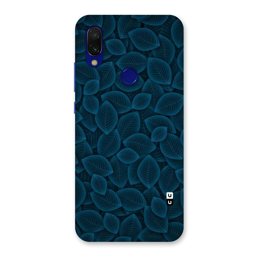 Blue Thin Leaves Back Case for Redmi 7