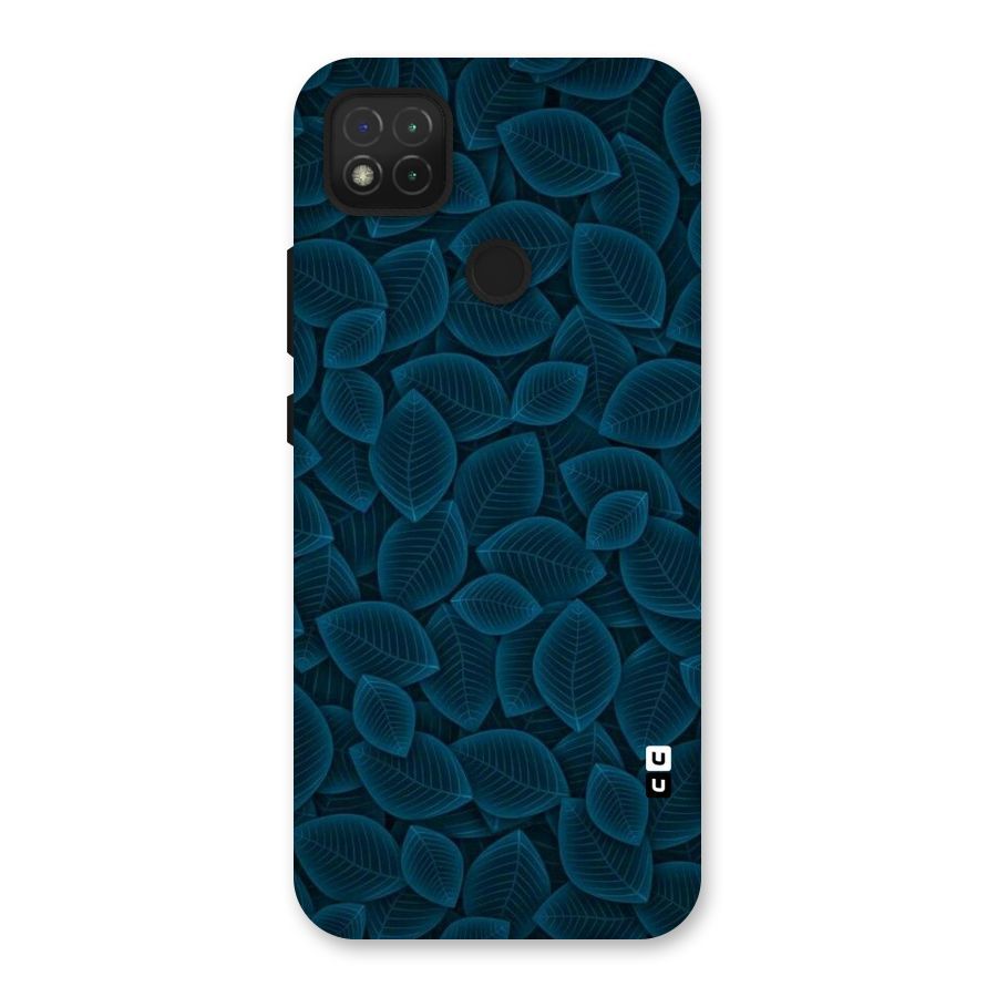 Blue Thin Leaves Back Case for Redmi 9