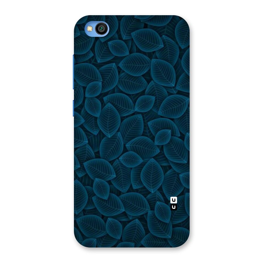 Blue Thin Leaves Back Case for Redmi Go