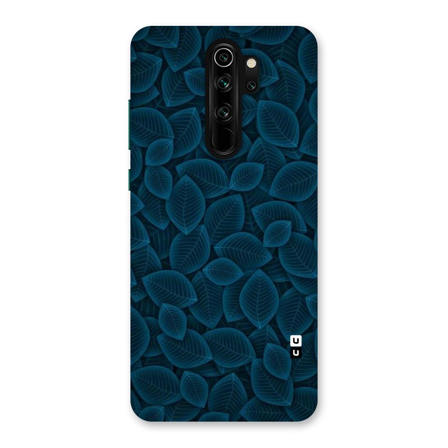 Blue Thin Leaves Back Case for Redmi Note 8 Pro
