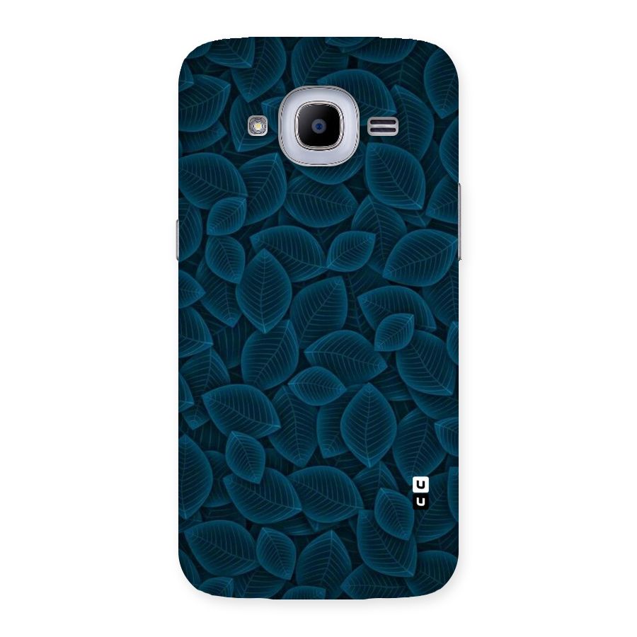 Blue Thin Leaves Back Case for Samsung Galaxy J2 2016