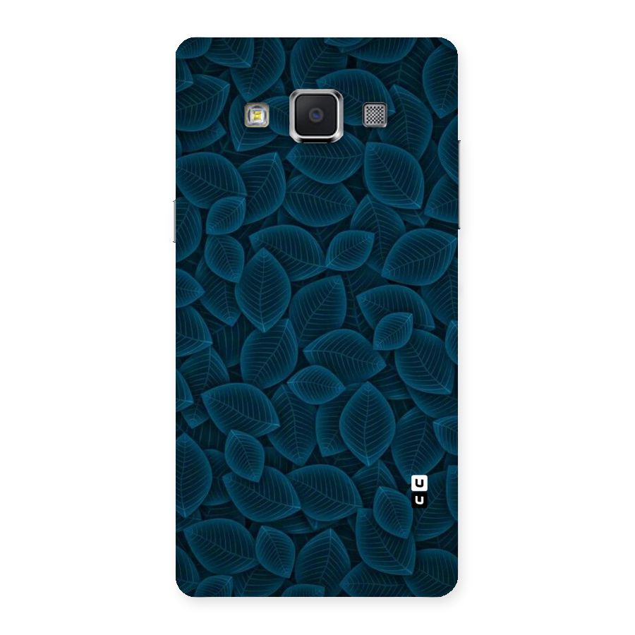 Blue Thin Leaves Back Case for Samsung Galaxy A5