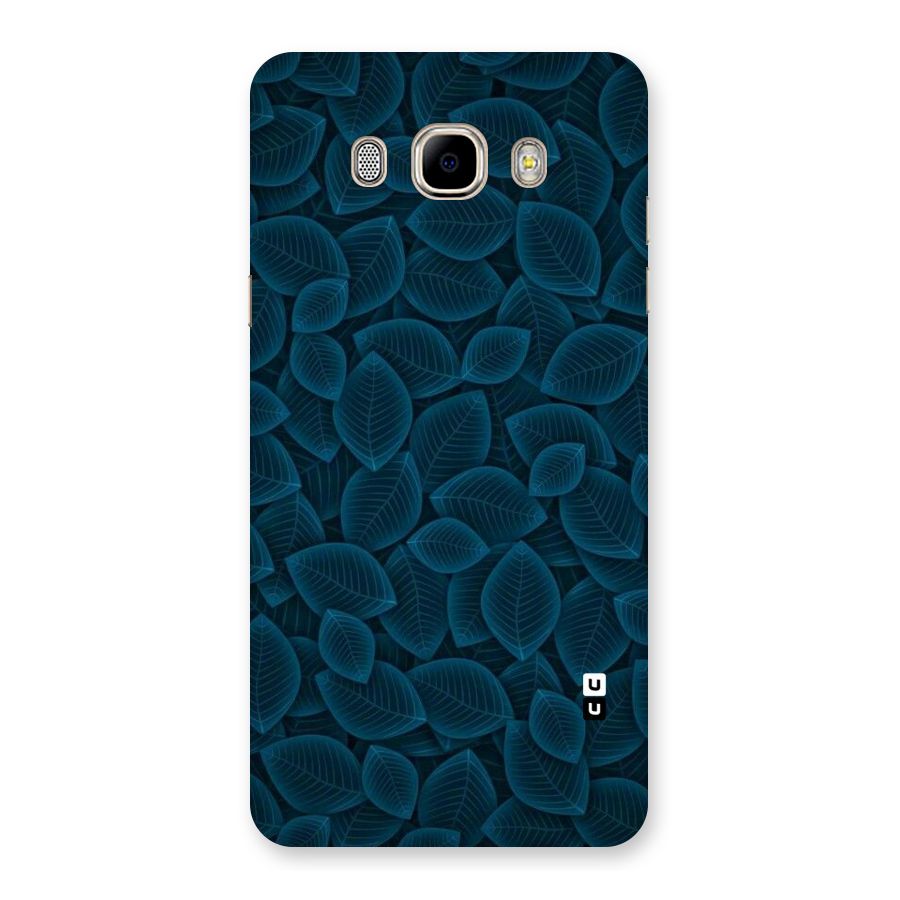 Blue Thin Leaves Back Case for Samsung Galaxy J7 2016