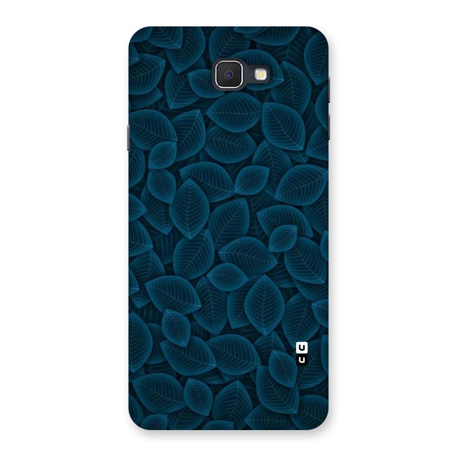 Blue Thin Leaves Back Case for Samsung Galaxy J7 Prime