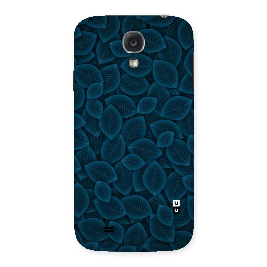 Blue Thin Leaves Back Case for Samsung Galaxy S4