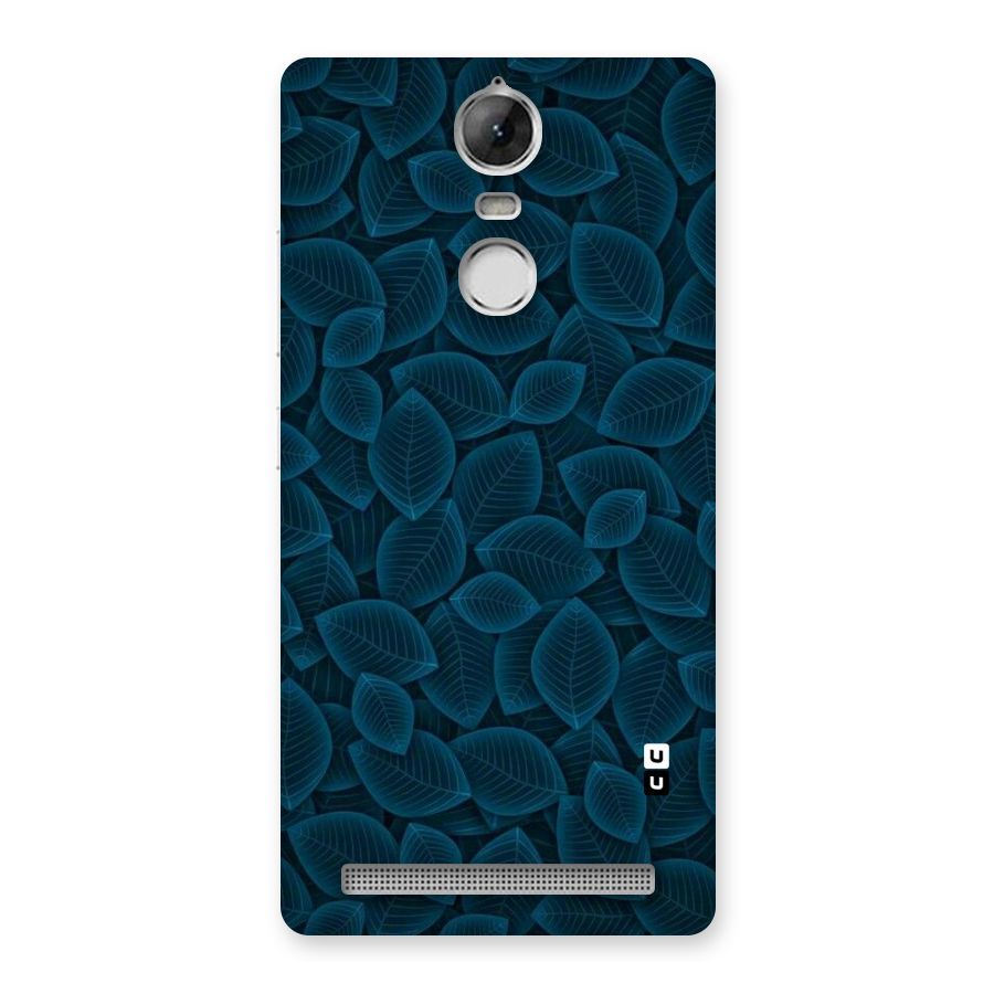 Blue Thin Leaves Back Case for Vibe K5 Note