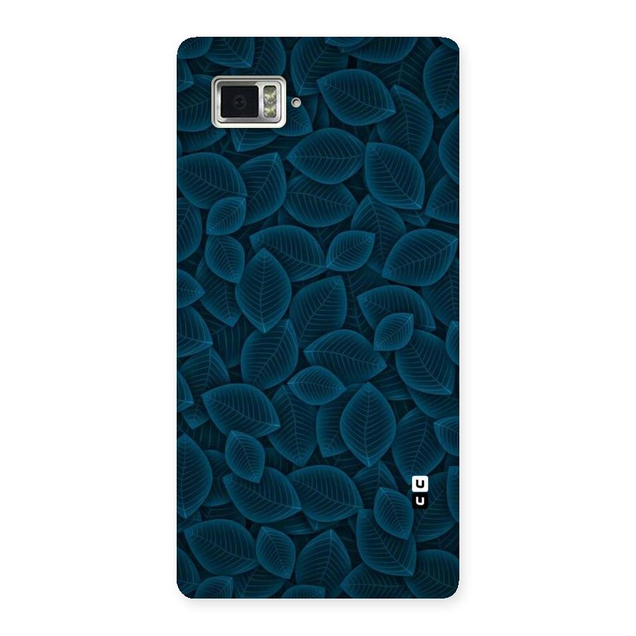 Blue Thin Leaves Back Case for Vibe Z2 Pro K920