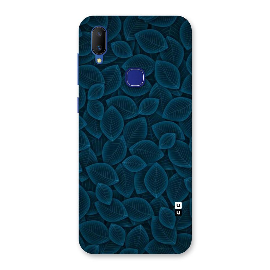 Blue Thin Leaves Back Case for Vivo V11