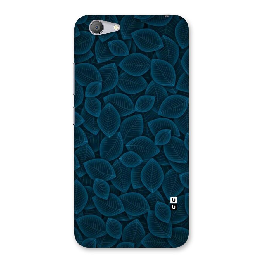 Blue Thin Leaves Back Case for Vivo Y53