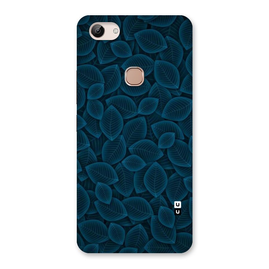 Blue Thin Leaves Back Case for Vivo Y83
