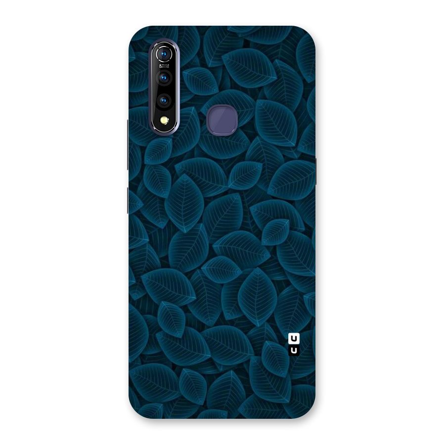 Blue Thin Leaves Back Case for Vivo Z1 Pro