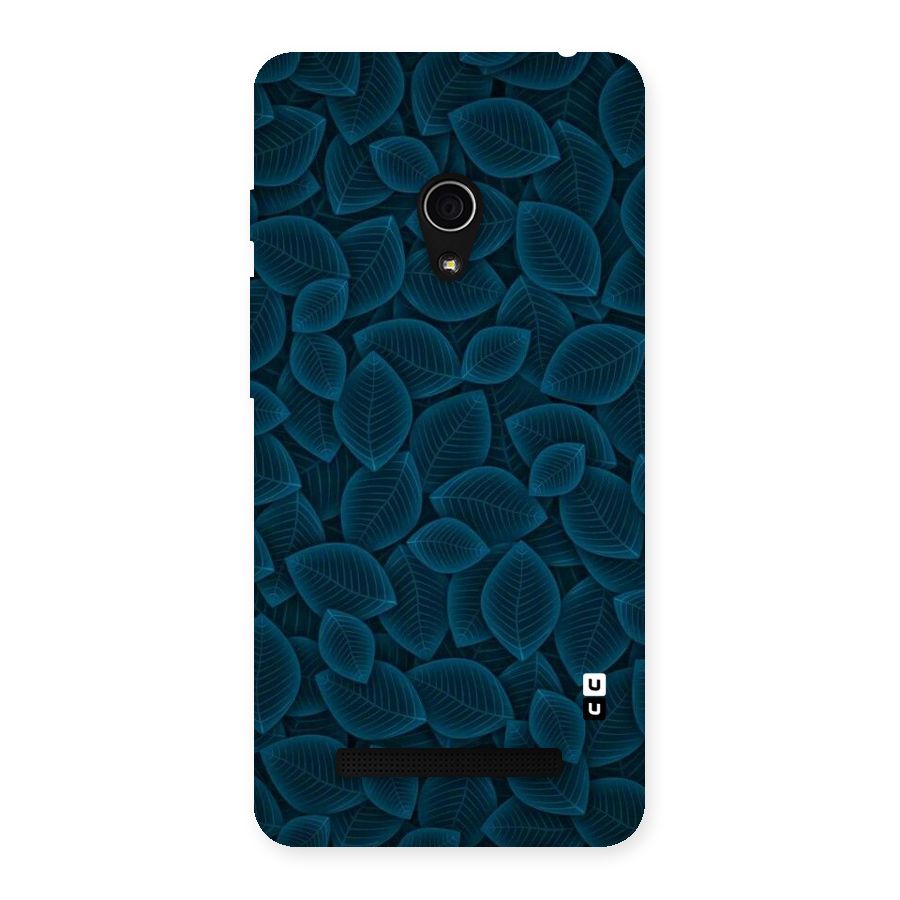 Blue Thin Leaves Back Case for Zenfone 5