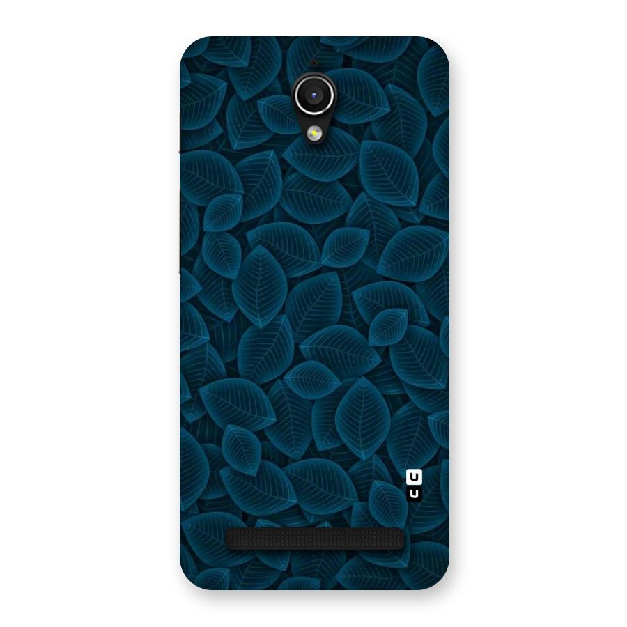 Blue Thin Leaves Back Case for Zenfone Go