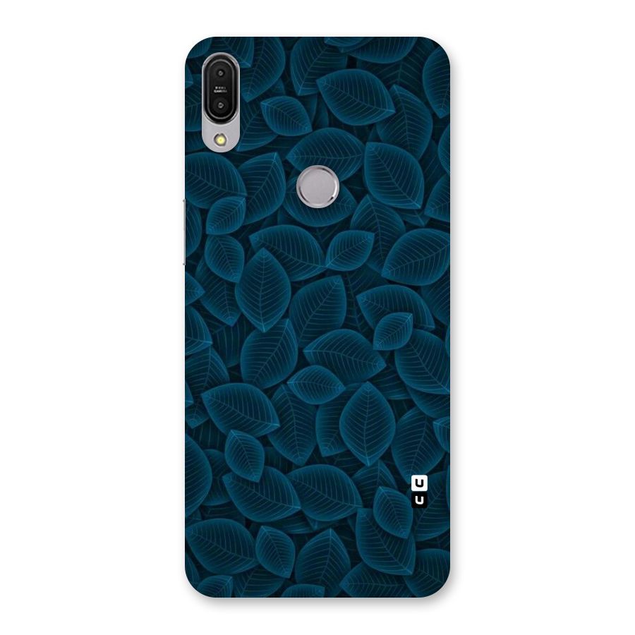Blue Thin Leaves Back Case for Zenfone Max Pro M1