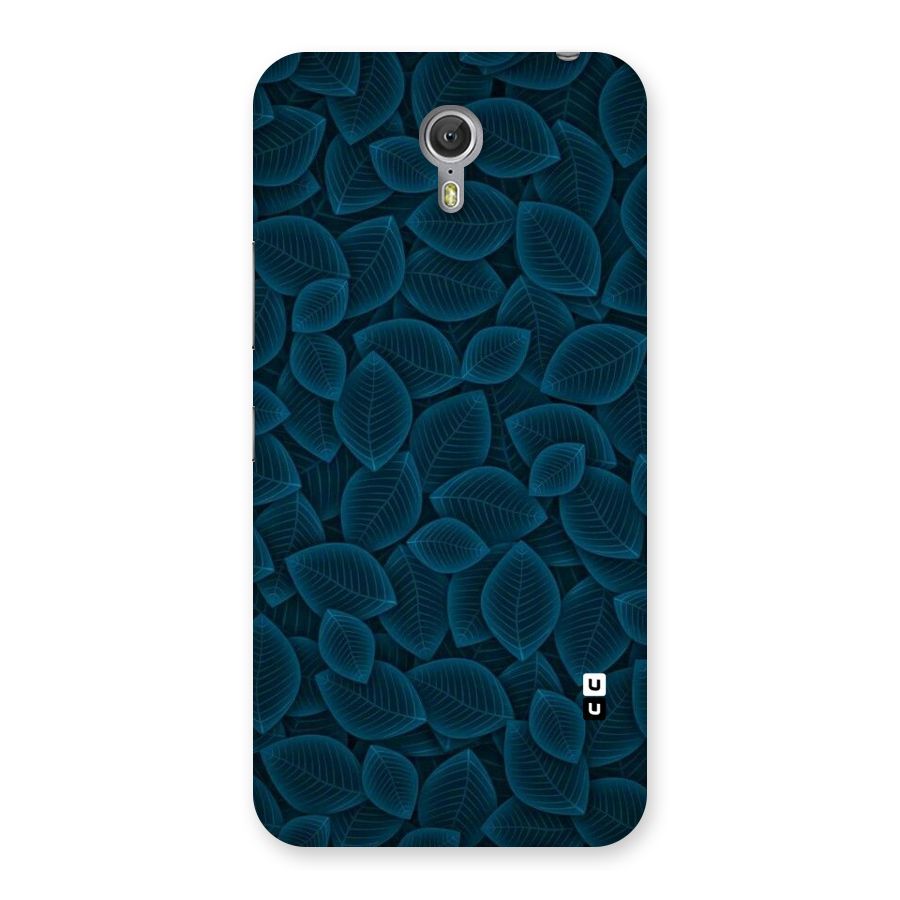 Blue Thin Leaves Back Case for Zuk Z1