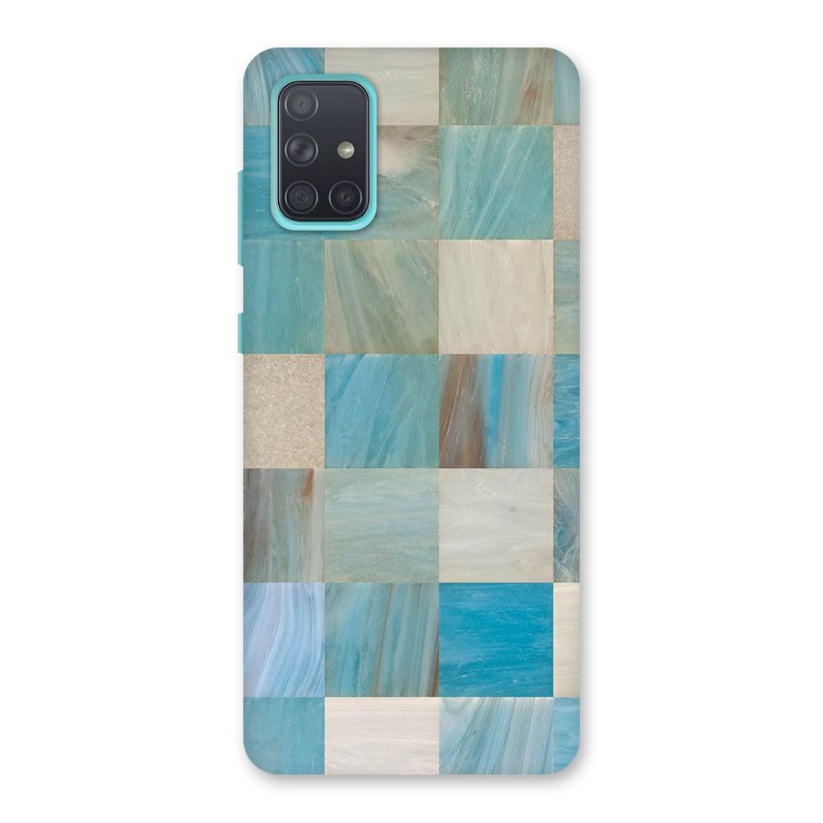 Blue Tiles Back Case for Galaxy A71