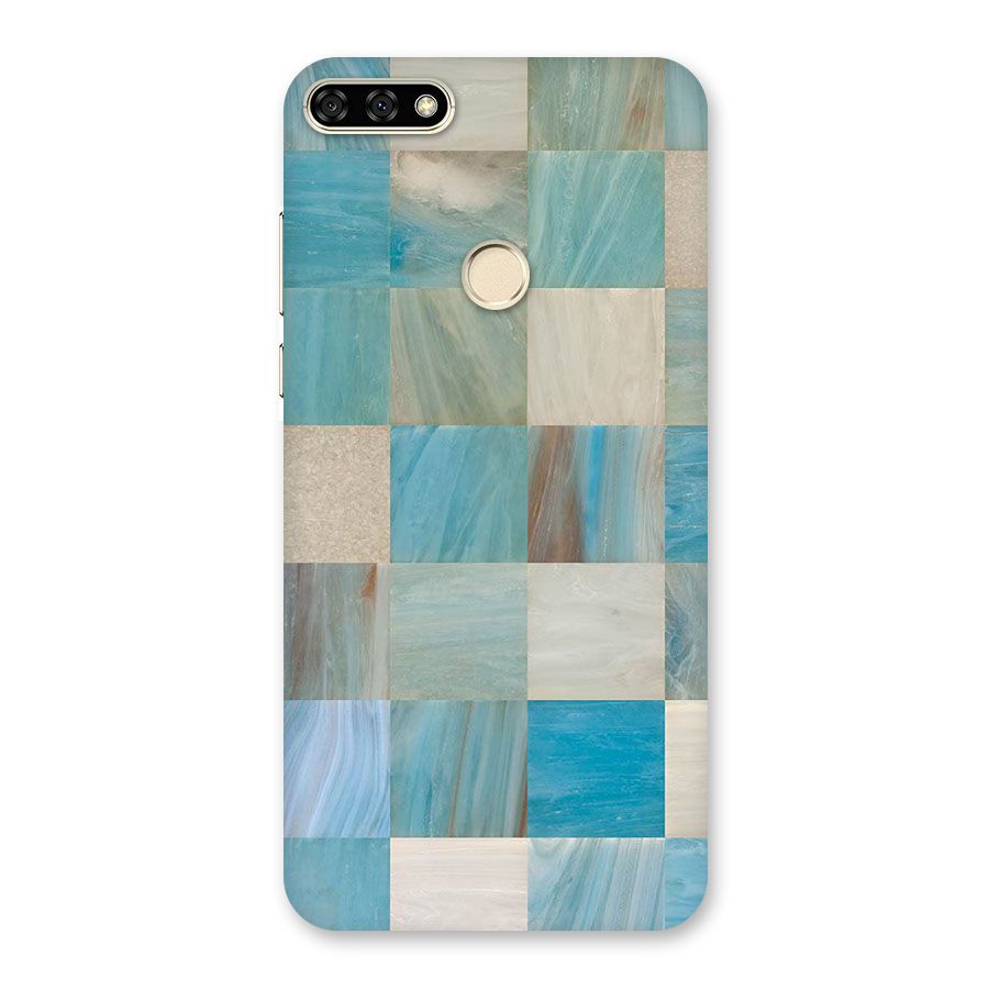 Blue Tiles Back Case for Honor 7A