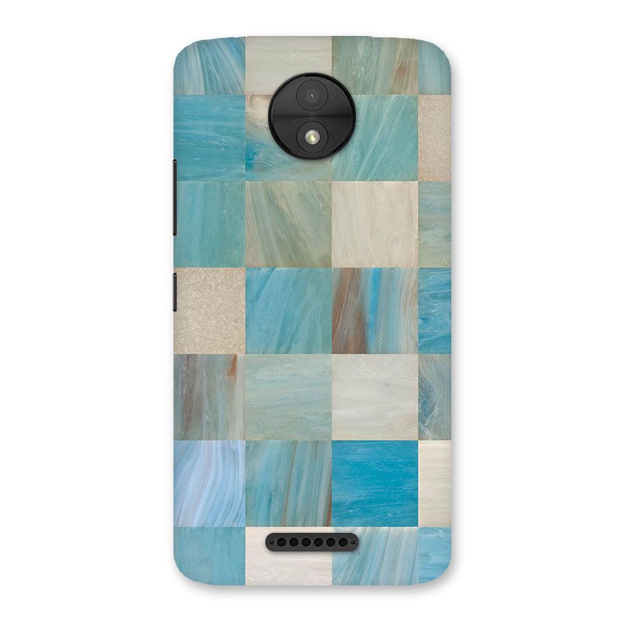 Blue Tiles Back Case for Moto C