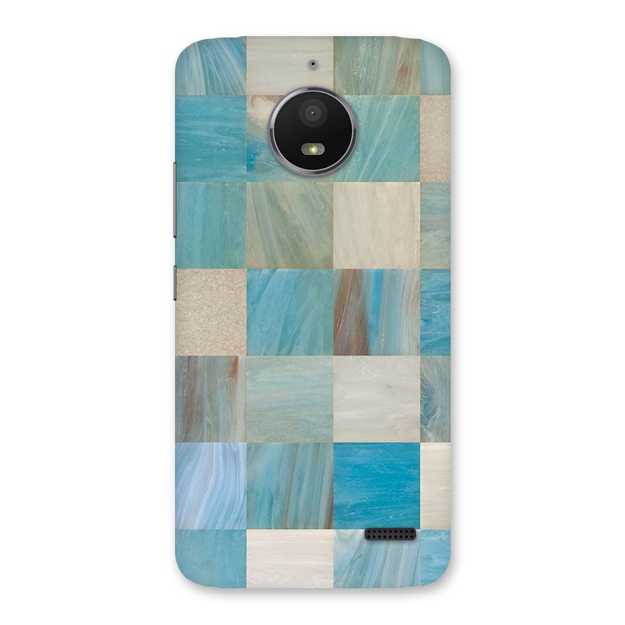 Blue Tiles Back Case for Moto E4