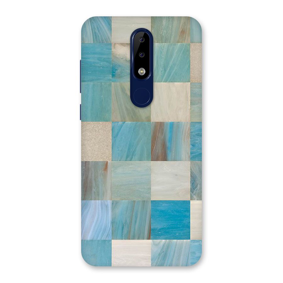 Blue Tiles Back Case for Nokia 5.1 Plus